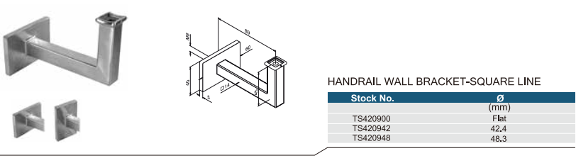 Adjustable Handrail Glass Bracket-Square Line Show3.png