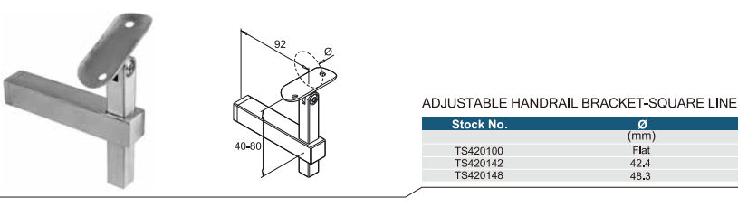 Wall Handrail Bracket-Square Line2.png