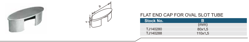 Flat End Cap for Oval Slot Tube1.png