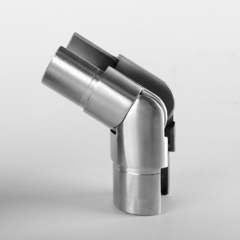 25-55 degree adjustable elbow for round slot tube - upwards
