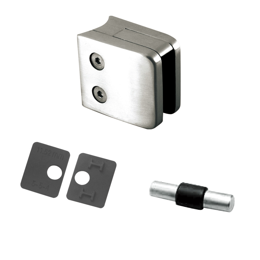 glass clamp-middle (large) square type